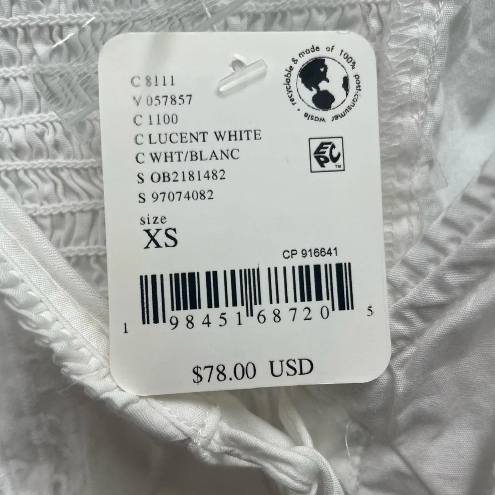 Free People White Sweet Sammi Sleeveless Tie Front Camisole - Picture 6 of 6